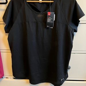 NWT Under Armour Top Heat Gear  // black // size XL
